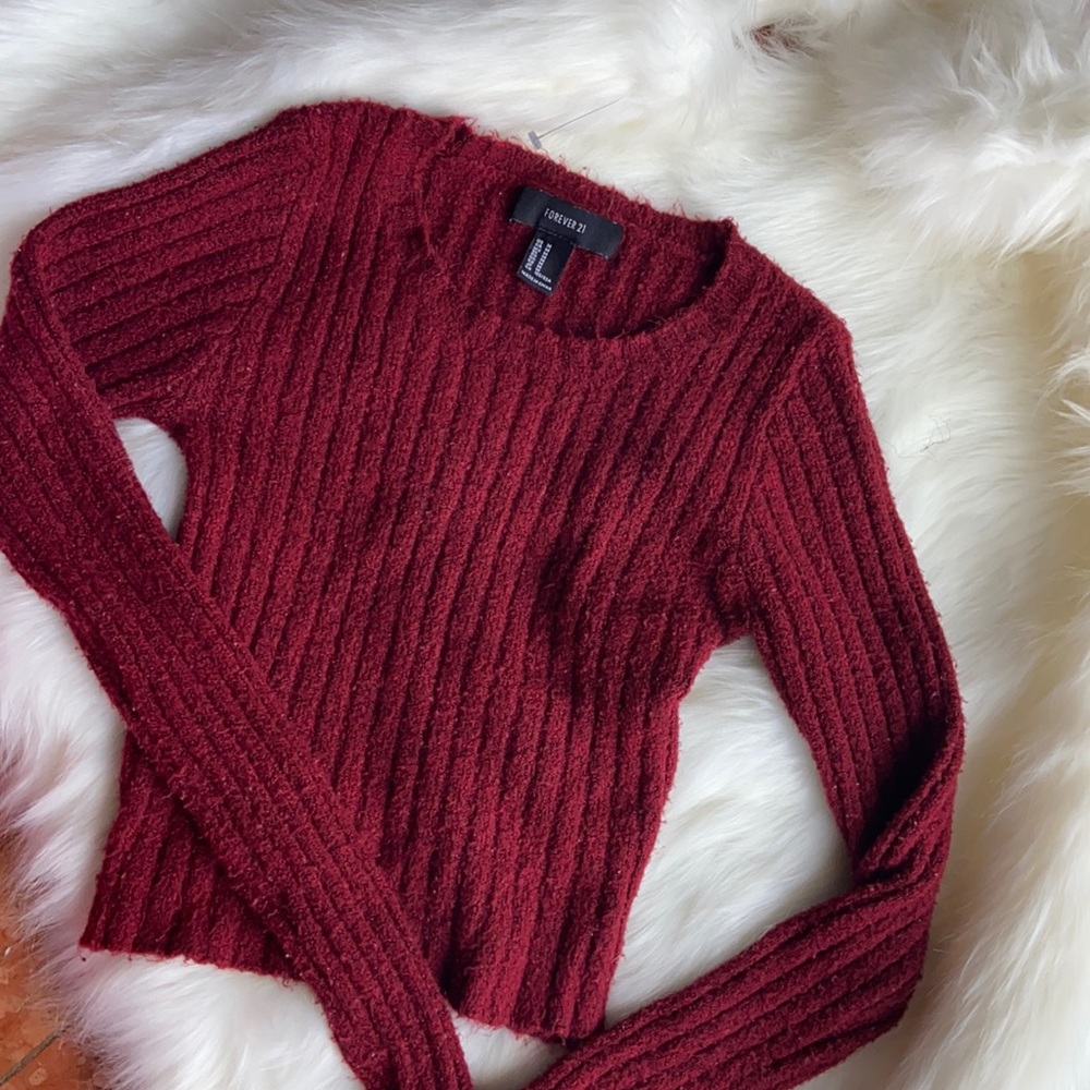 Forever 21 / Red sweater/ SIZE:M